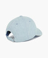 Marithé François Girbaud DENIM WASHING SMALL CLASSIC LOGO COVERED CAP light blue