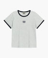 Marithé François Girbaud W CLASSIC LOGO RINGER TEE