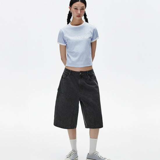 Mahagrid Shooting Star Ringer Tee