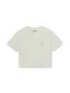 MLB Women's Dia Monogram Tonal Jacquard Crop T-Shirts