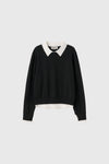 General Idea WOMAN Relaxed Collar Layered Pullover