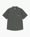 Marithé François Girbaud M CHECK HALF SLEEVE SHIRT