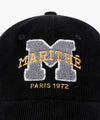 Marithé François Girbaud M Logo Corduroy Covered Cap