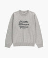 Marithé François Girbaud DRAWING CLASSIC LOGO KNIT PULLOVER beige