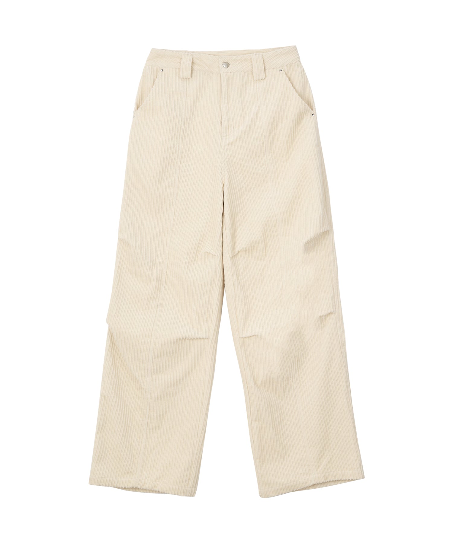 Bitter Cells Owl Corduroy Pants-Cream