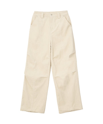 Bitter Cells Owl Corduroy Pants-Cream