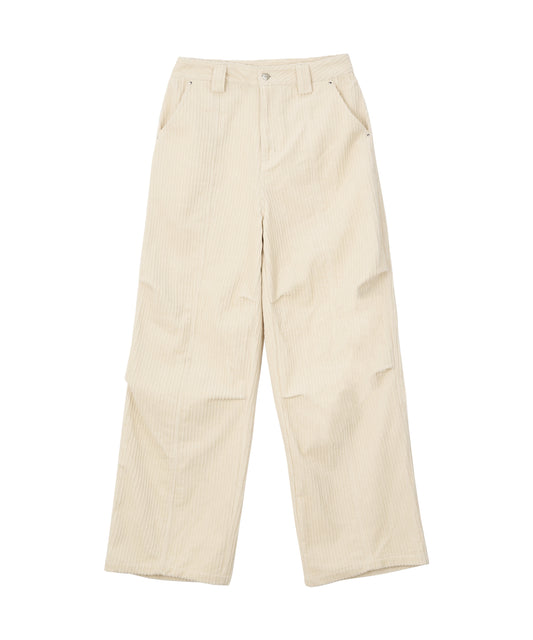 Bitter Cells Owl Corduroy Pants-Cream