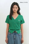 General Idea WOMAN Airy V-Neck Cable Cardigan