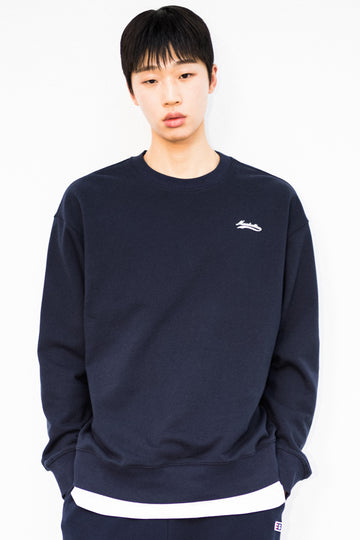 General Idea UNISEX Manhattan Cozy Crewneck [NAVY]