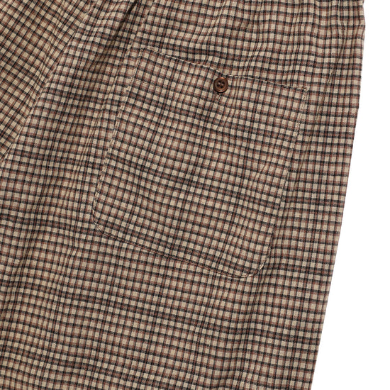 Nice Ghost Club Check Box Shorts