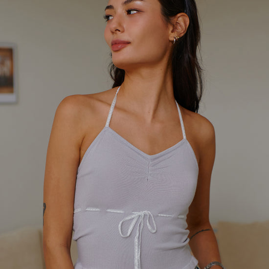 Bitter Cells Regina Pleats Ribbon Top