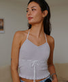 Bitter Cells Regina Pleats Ribbon Top
