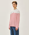Marithé François Girbaud Block Stripe Long Sleeve Tee