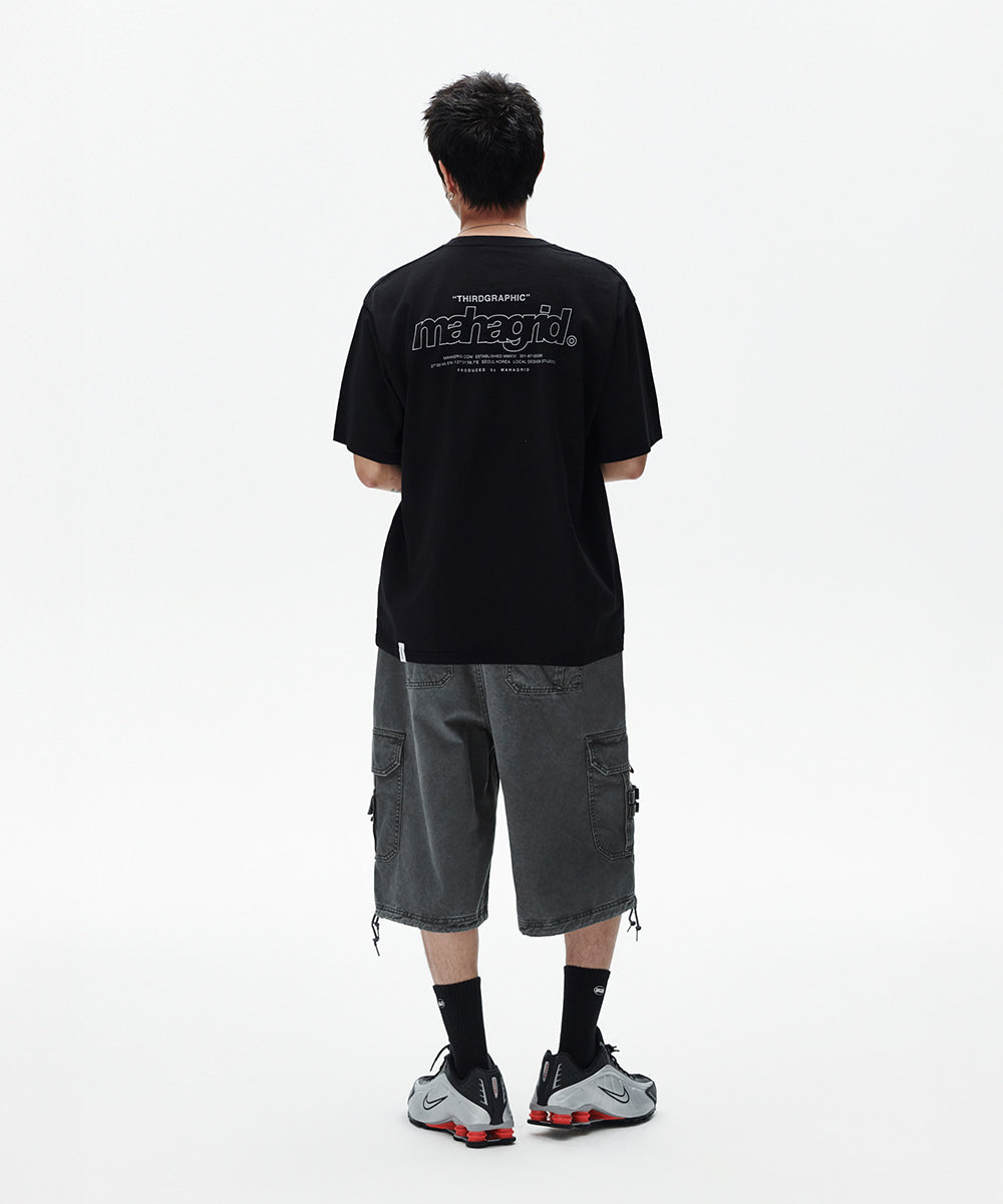 Mahagrid Back Third Logo Tee