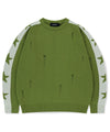 Mahagrid STAR CRASH KNIT CREWNECK