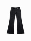 ADLV Woman Laser Logo Denim Flare Pants