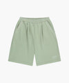 Marithé François Girbaud OUTLINE CLASSIC LOGO DYEING BERMUDA SWEAT SHORTS mint
