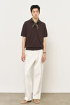 General Idea MAN Essential Collar Neck Half Knit