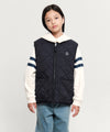 Marithé François Girbaud Kids Classic Logo Reversible Fleece Vest Light Purple