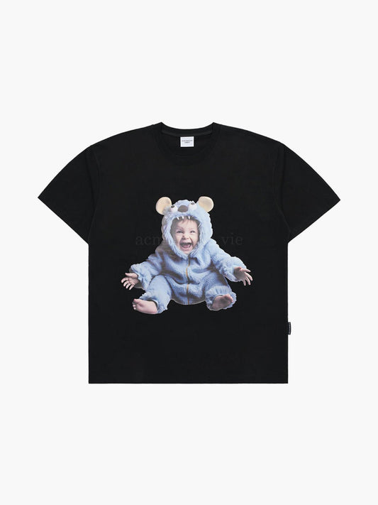 ADLV Baby Face Monster Baby Short Sleeve T-Shirt