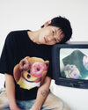 ADLV AC Bear Donut Baby Face Short Sleeve T-Shirt