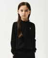 Marithé François Girbaud ENFANT FRILL NECK SLIM LONG SLEEVE black