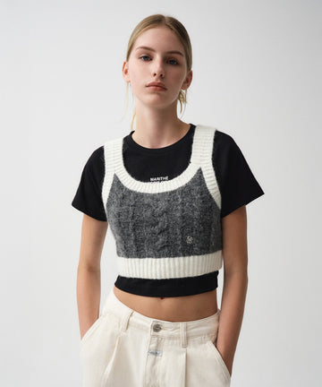 Marithé François Girbaud W Logo Bustier