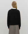Marithé François Girbaud Boucle Classic Logo Knit Pullover