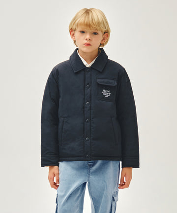 Marithé François Girbaud Kids Lettering Logo Padded Jacket