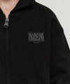 Marithé François Girbaud Kids Big Classic Logo Hoodie Zip-Up Black