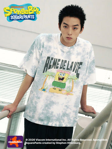 ADLV Hula Dance SpongeBob Short Sleeve T-Shirt