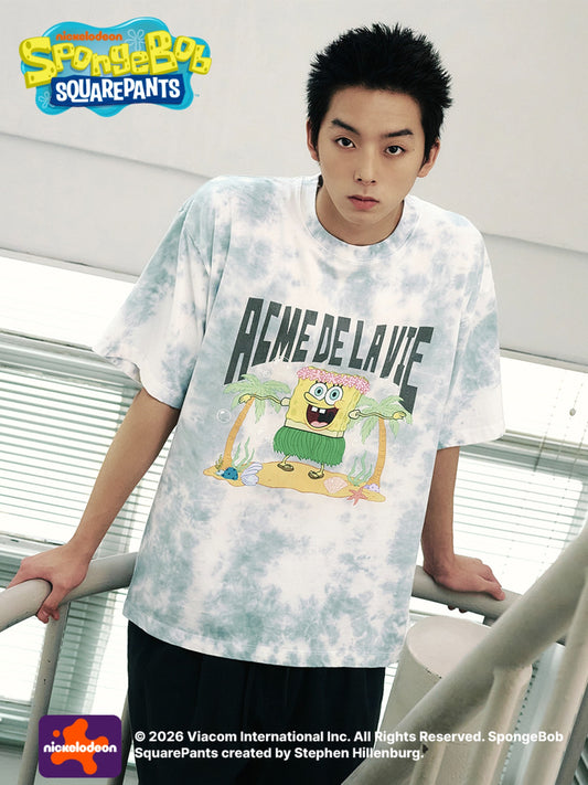 ADLV Hula Dance SpongeBob Short Sleeve T-Shirt