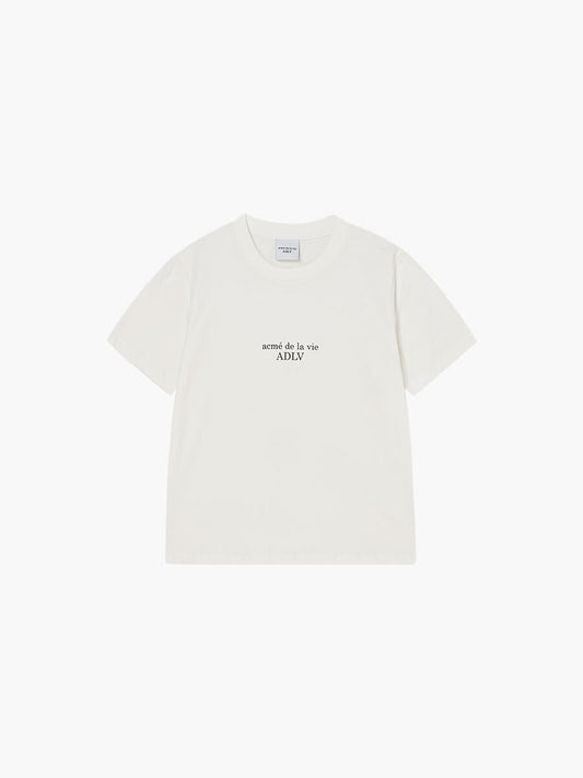 ADLV Woman Basic Logo Short Sleeve T-Shirt