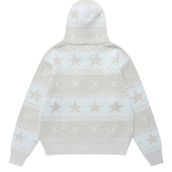 Cavish Nordic Knit Zip Up Hoodie