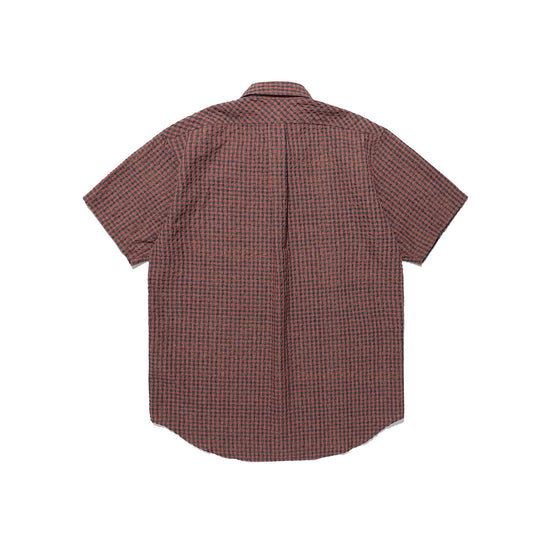 Nice Ghost Club Tornado Star Check Big Half Shirt [Pink]