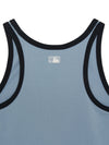 MLB Women's Basic Ringer Crop Sleeveless T-shirt
