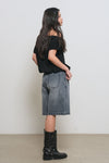 General Idea WOMAN Cap Sleeve Shirring T-Shirt