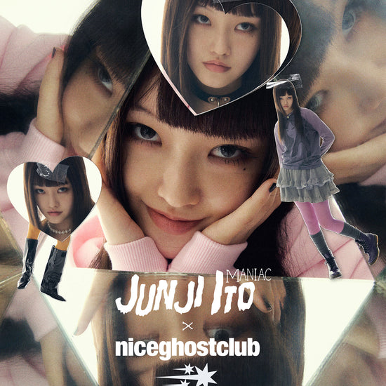 Nice Ghost Club Junji Ito Maniac Tomie Torso Glitter Hoodie [White]