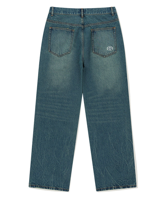 Mahagrid Mud Washing Denim Pant