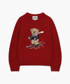 Marithé François Girbaud Kids Ski Bear Knit Pullover