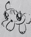 Nice Ghost Club Baby Guardians Stripe Big Big Half Shirt