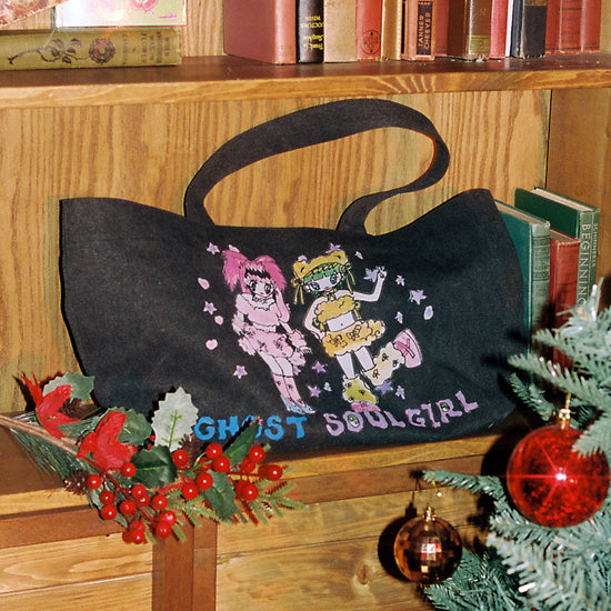 Nice Ghost Club Soul Pussy Cat Ghost Soul Girl Tote Bag