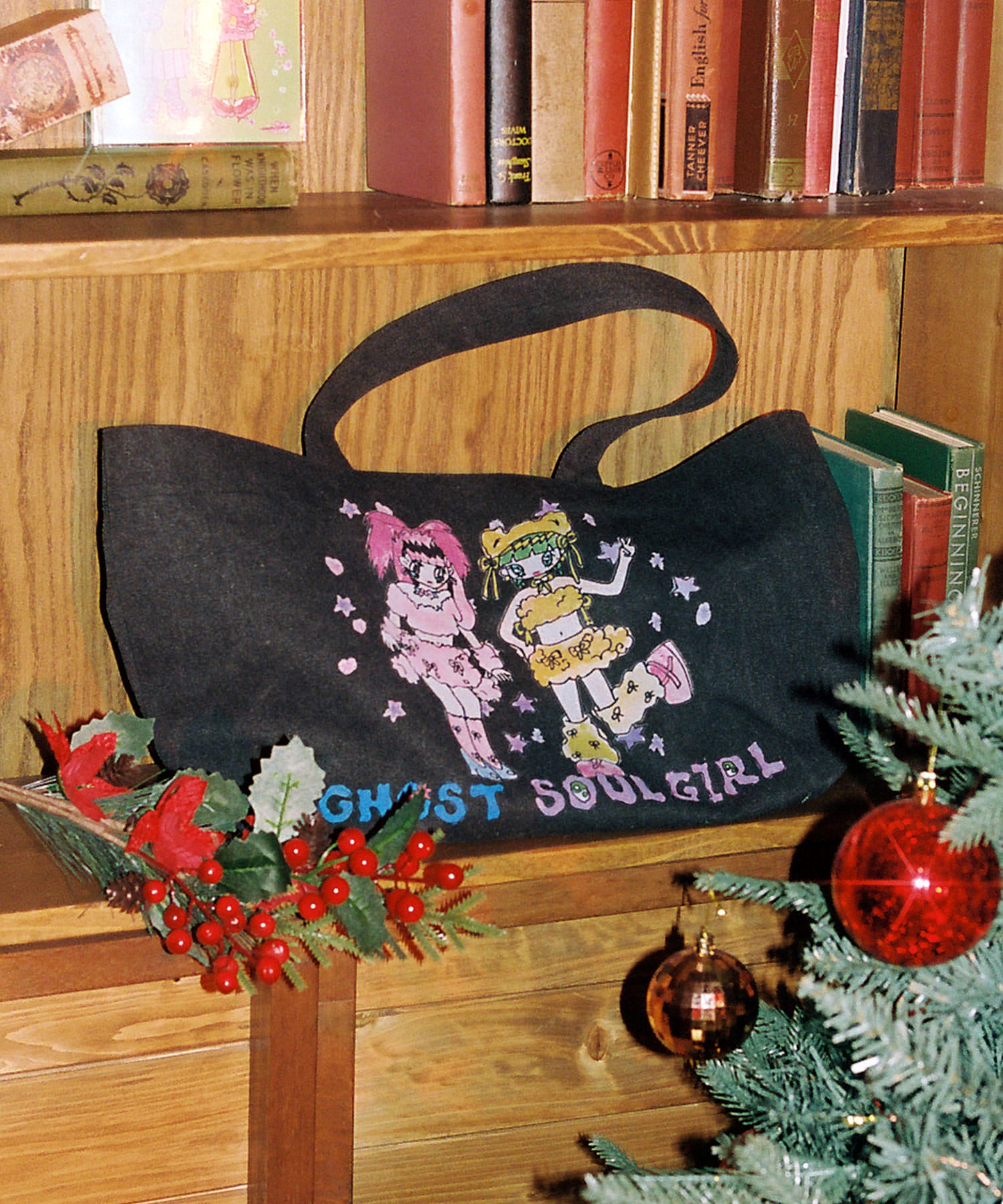 Nice Ghost Club Soul Pussy Cat Ghost Soul Girl Tote Bag