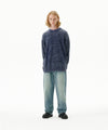 Mahagrid Pigment Flag Knit Sweater [Blue]