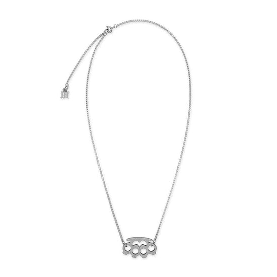 Mahagrid KNUCKLE NECKLACE[SILVER]