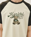 Marithé François Girbaud [REGEN] DOODLE GRAPHIC RAGLAN TEE