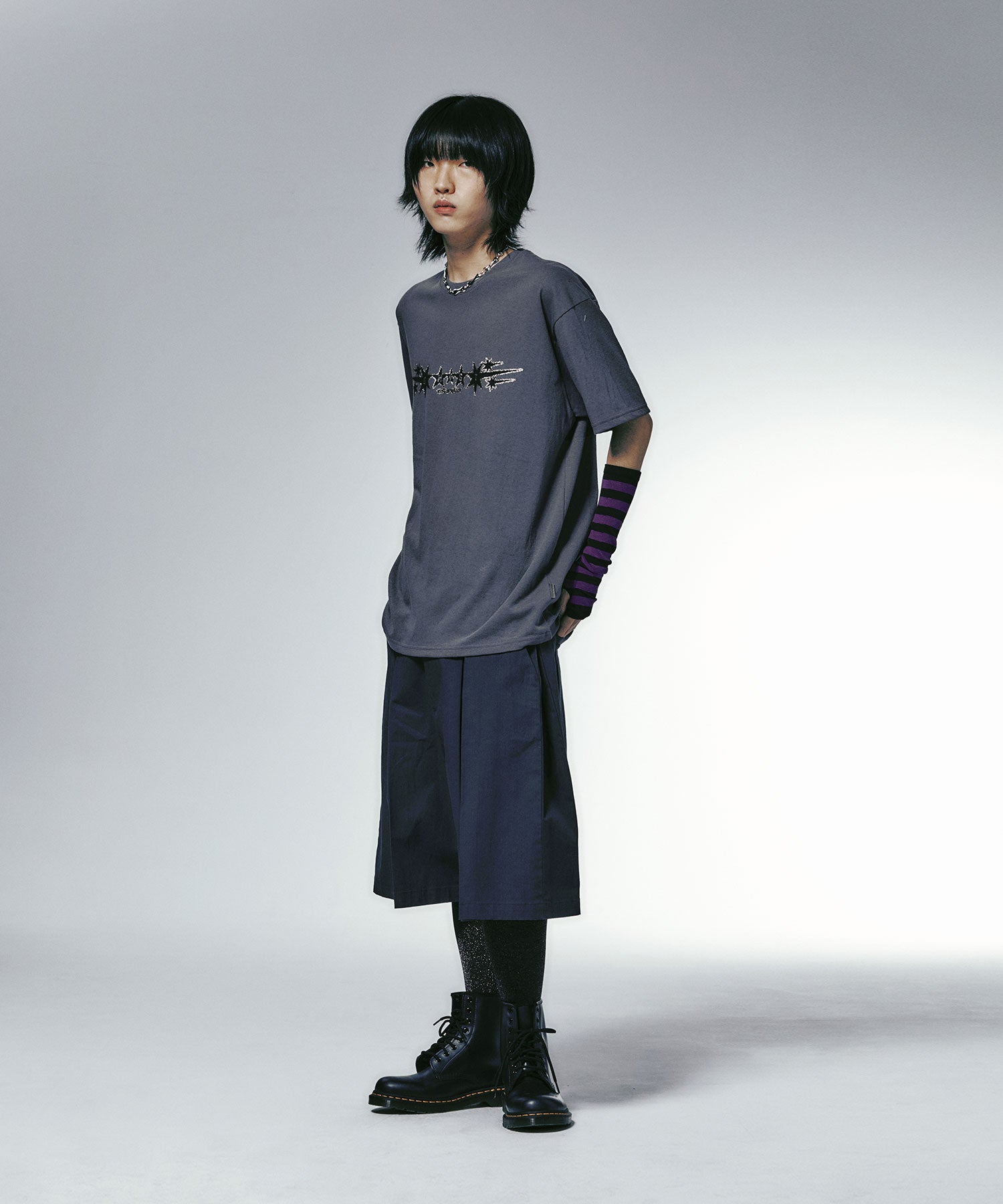 Nice Ghost Club Ghost Glitter Logo Tee