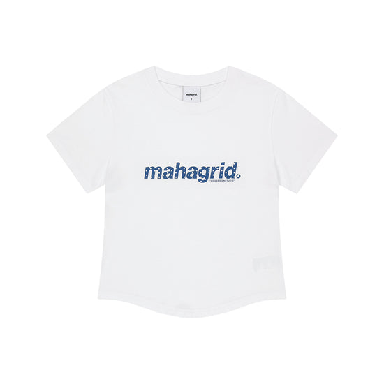 Mahagrid Dot Basic Logo Round Crop Tee