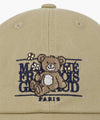 Marithé François Girbaud Kids Flower Bear Classic Logo Ball Cap Navy