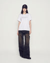 ADLV Woman Cubic Basic Logo Short Sleeve T-Shirt